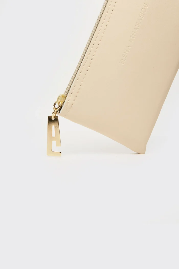 Πορτοφόλι Clutch Bag Μπεζ Small - Image 2