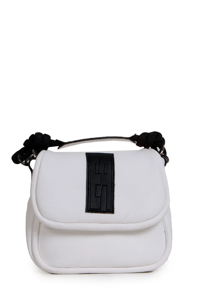 Messenger Combo Shoulder Bag S White - Image 3
