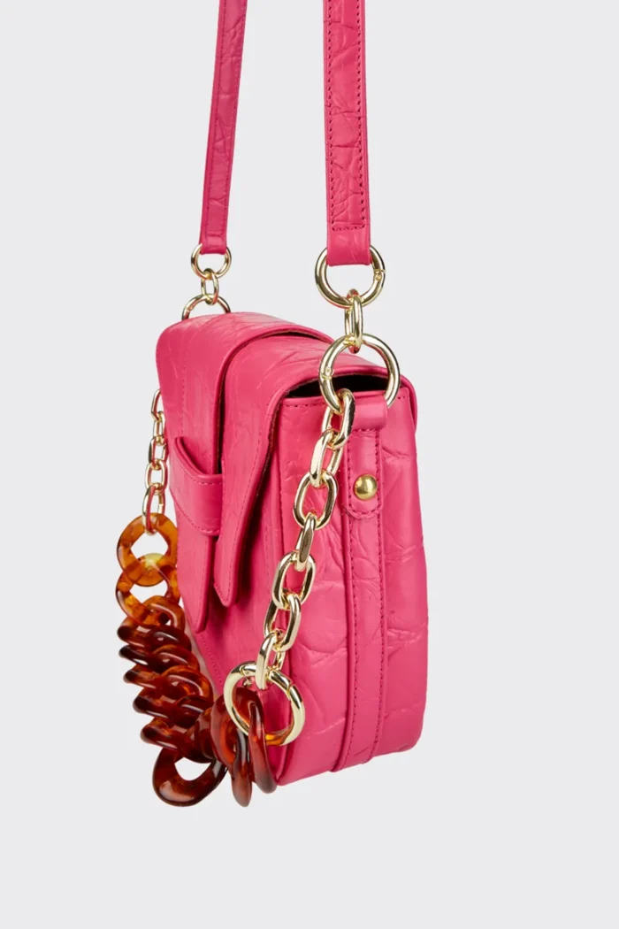 Day to Evening Pouch Bag S Cognac