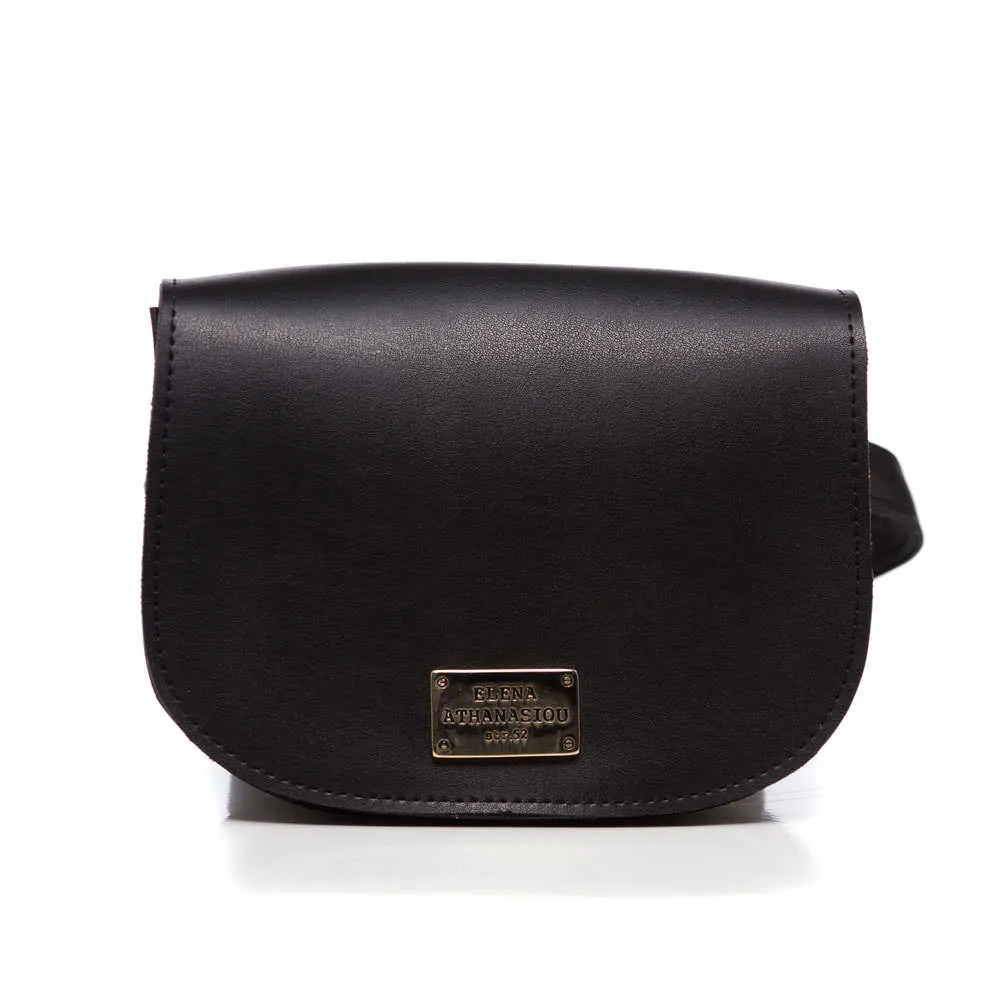 0141_result-1.webp Double Belt Bag Τσάντα Εξοδου Μαύρη - Image 1