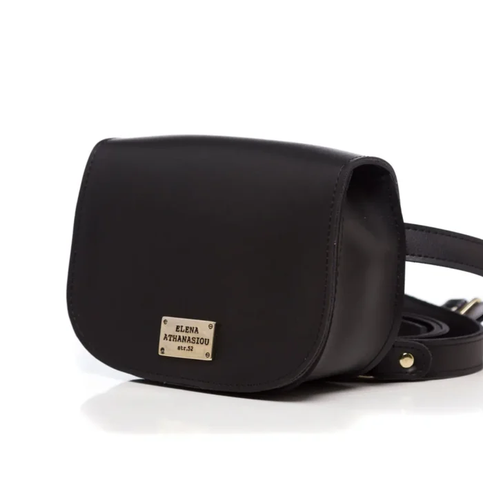 Double Belt Bag Τσάντα Εξοδου Μαύρη - Image 2