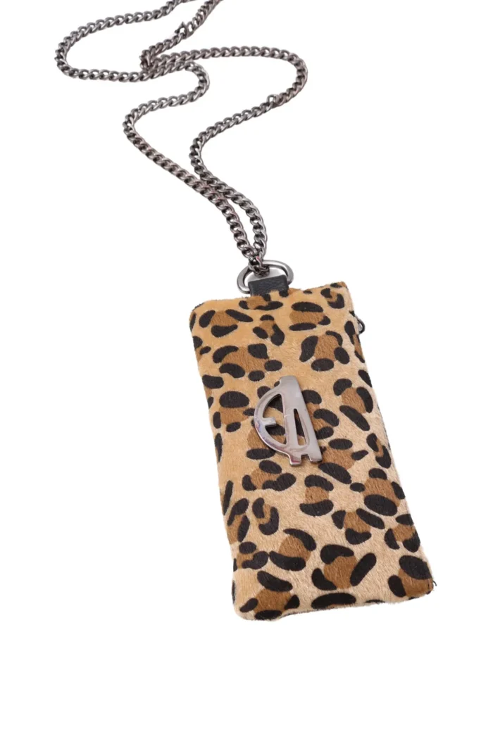 Chain Wallet Phone Bag Animal Natural - Image 2
