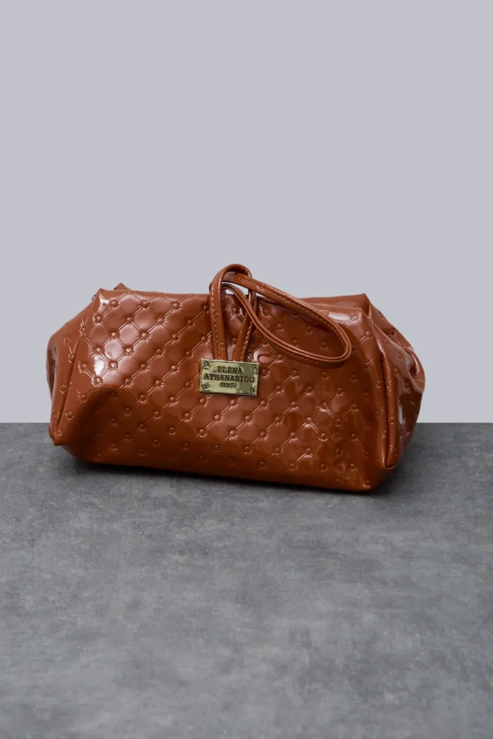 Retro Lunchbag Vinyl Cognac - Image 1