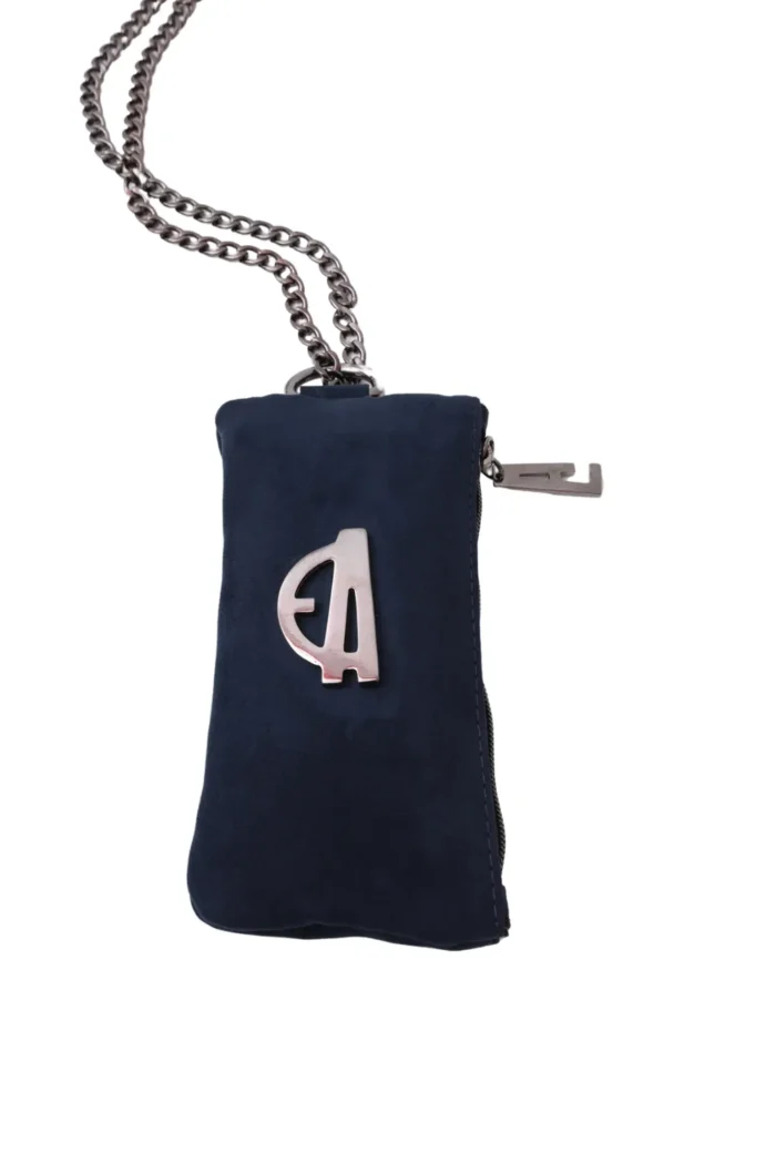 Chain Phone Wallet Navy Blue - Image 2