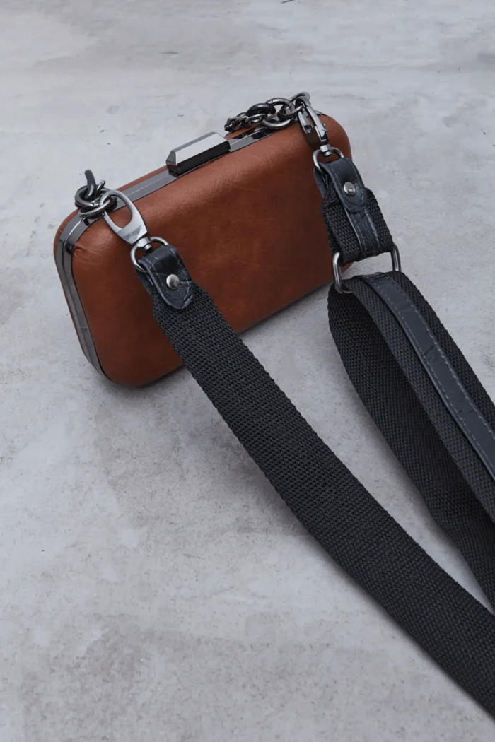 Box Chain Τσάντα Εξοδου Καφε - Image 4