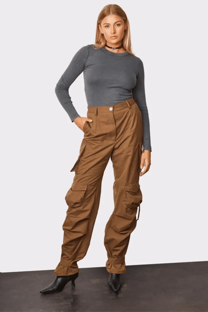 101_result.webp Karlie Cargo Pants Terracotta - Image 1