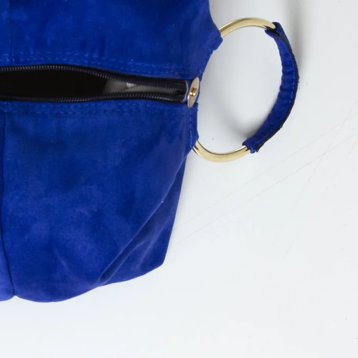 Bracelet Suede Τσάντα Εξοδου Μπλε - Image 3