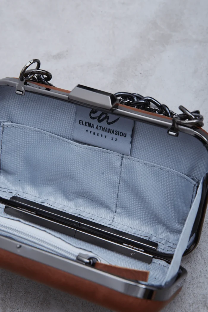 Box Chain Τσάντα Εξοδου Καφε - Image 5