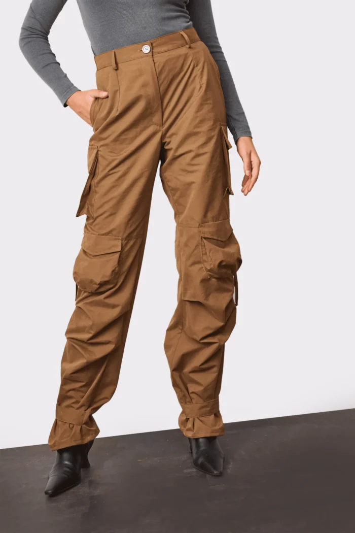 Karlie Cargo Pants Terracotta - Image 3
