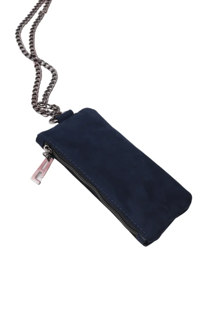 Chain Phone Wallet Navy Blue - Image 3