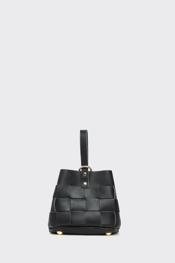 Tiny Straw Τσάντα Εξοδου Μαυρη - Image 3