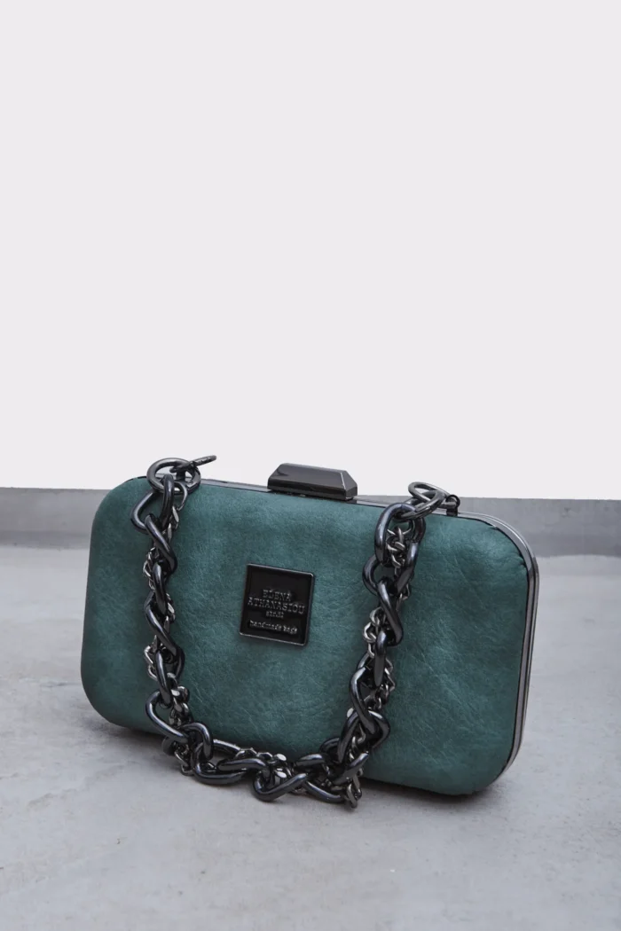 Box Chain Τσάντα Εξοδου Mint - Image 2
