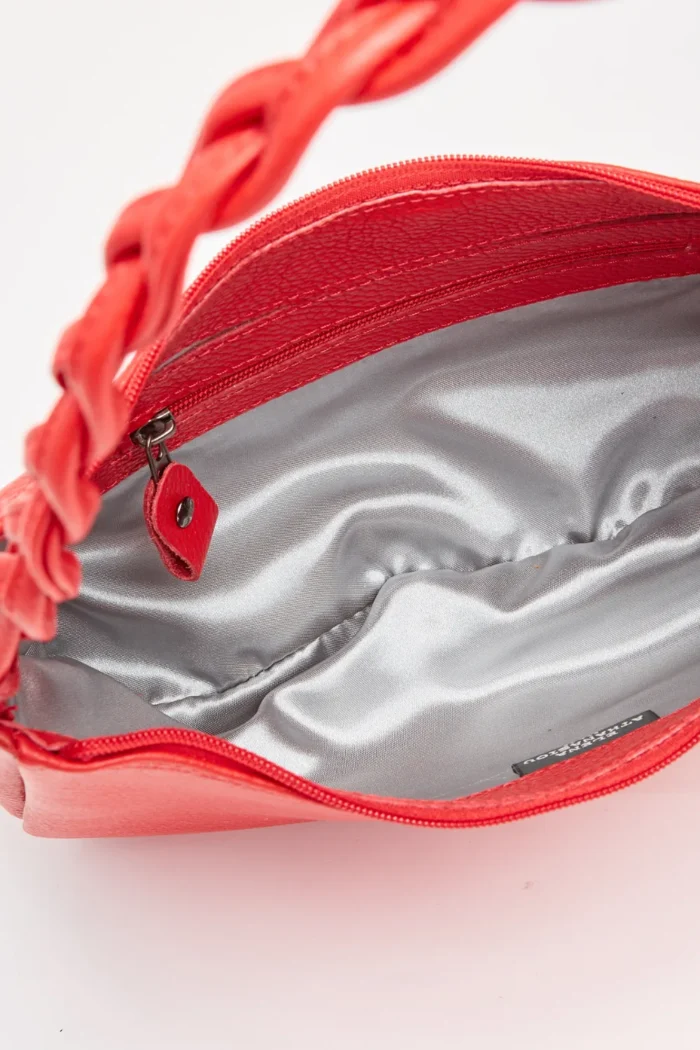 Braid Strap Baguette Mini Coral - Image 4