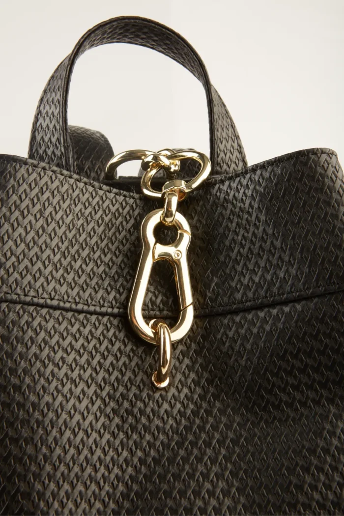 Black N' Metal Straw Backpack Γυναικείο Mαύρo - Image 8