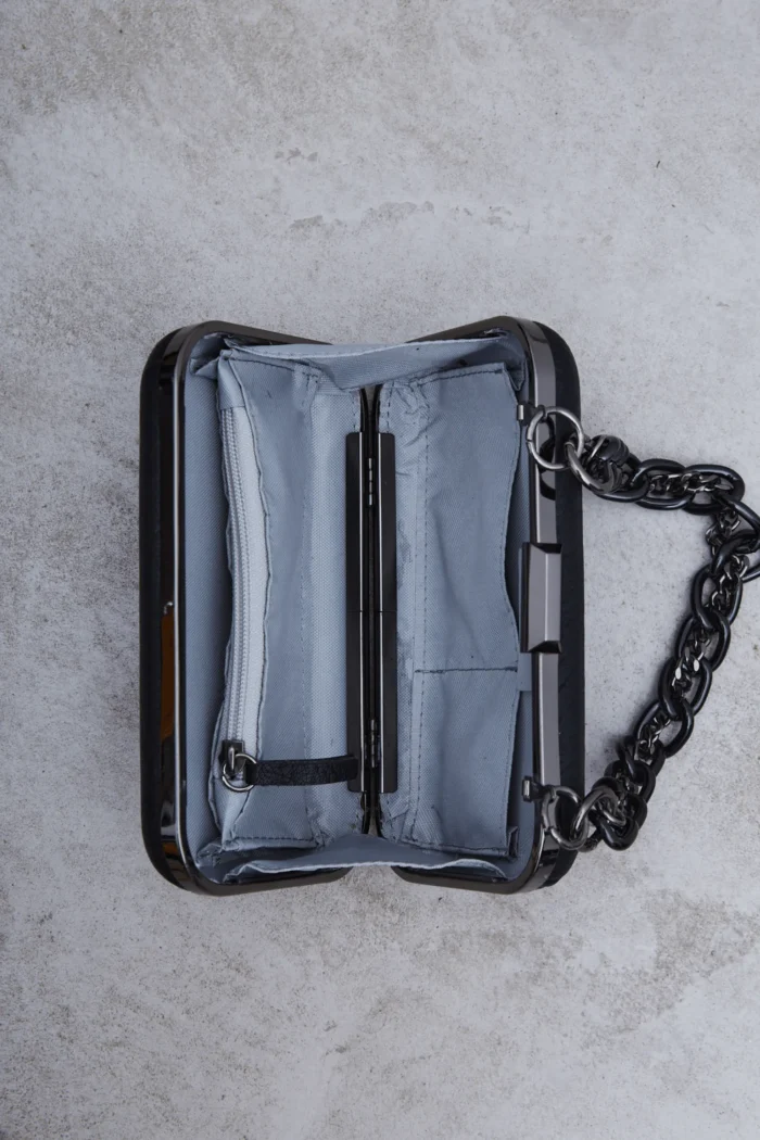 Box Chain Τσάντα Εξοδου Μαυρη - Image 6