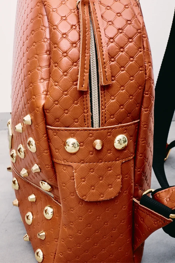 Retro Backpack Large Cognac - Image 3