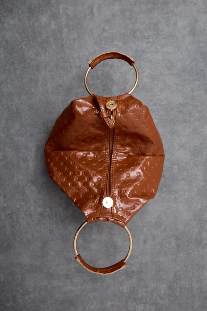 Retro Bracelet Vinyl Cognac - Image 3