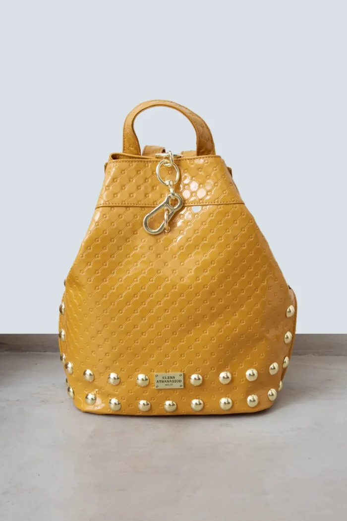 13-7_result.webp Retro Black N' Metal Backpack Vinyl Yellow - Image 1