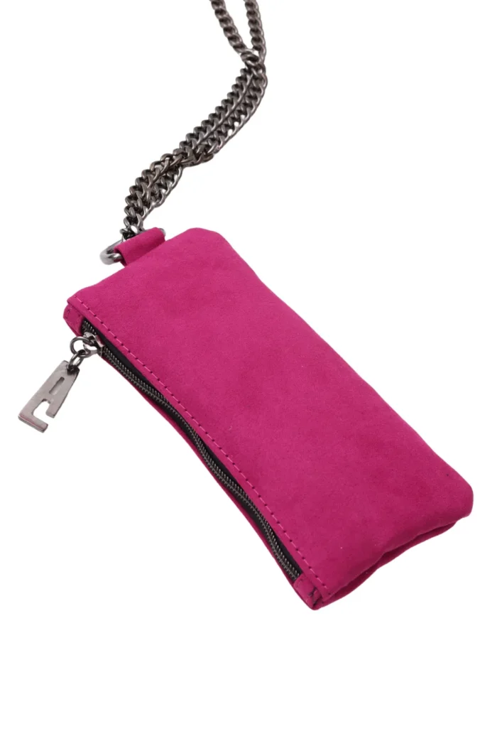 Chain Phone Wallet Fuchsia - Image 3