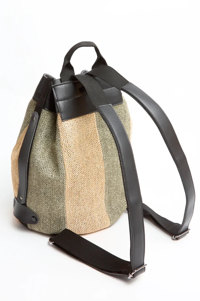 S. Natural Straw Καλοκαιρινή Τσάντα Χακι - Image 7