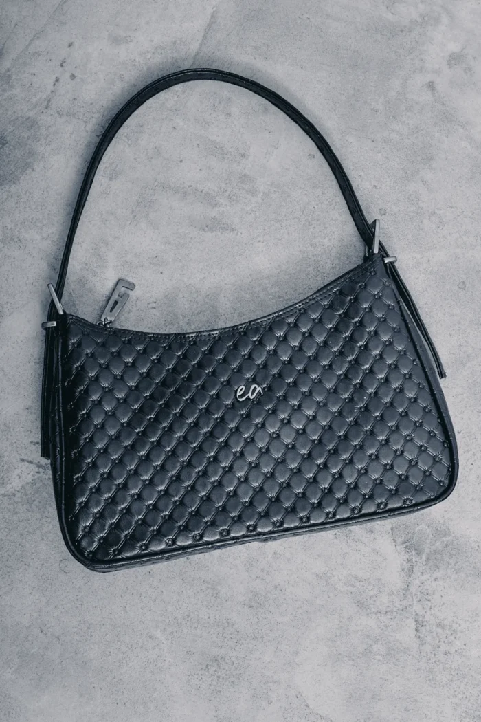 Vintage Baguette Bag Μαυρη - Image 2