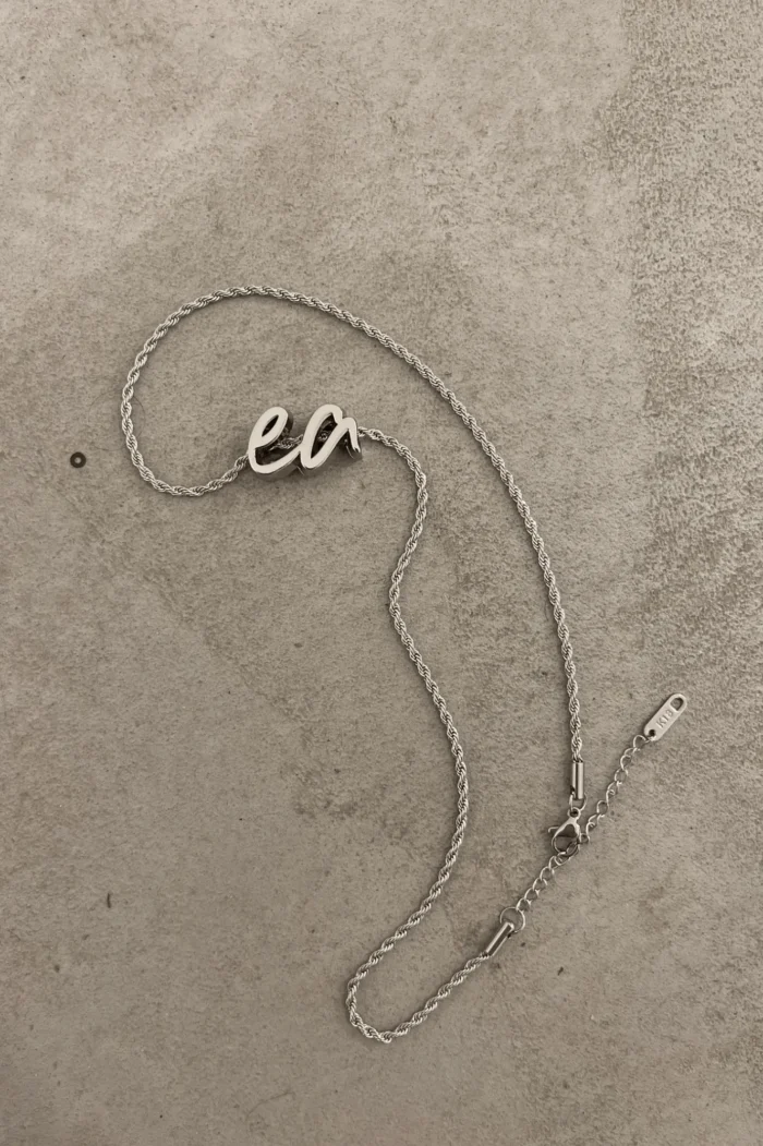 17-min-2_result-1.webp IT'S IN THE NAME Chain Necklace Nickel - Image 1