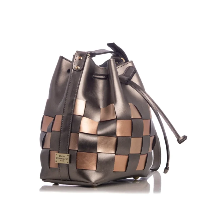 Straw Pouch Bag Multicolored gray - Image 2