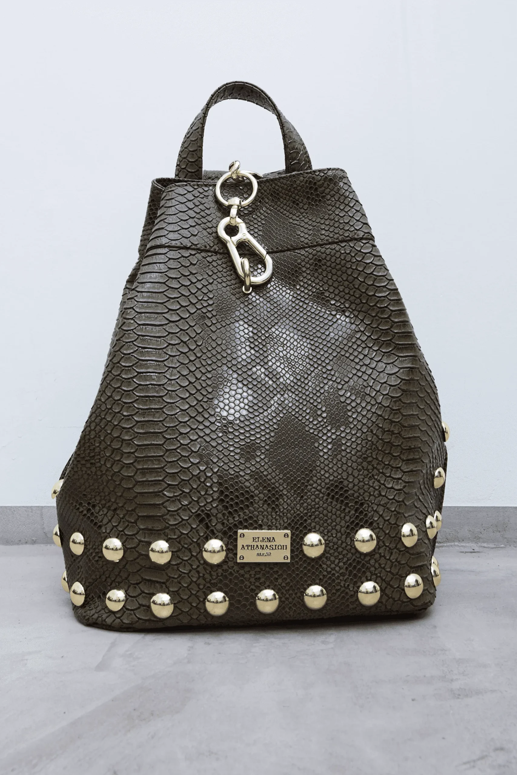 17_result-7.webp Black N' Metal Croco Backpack Γυναικείο Χακί - Image 1
