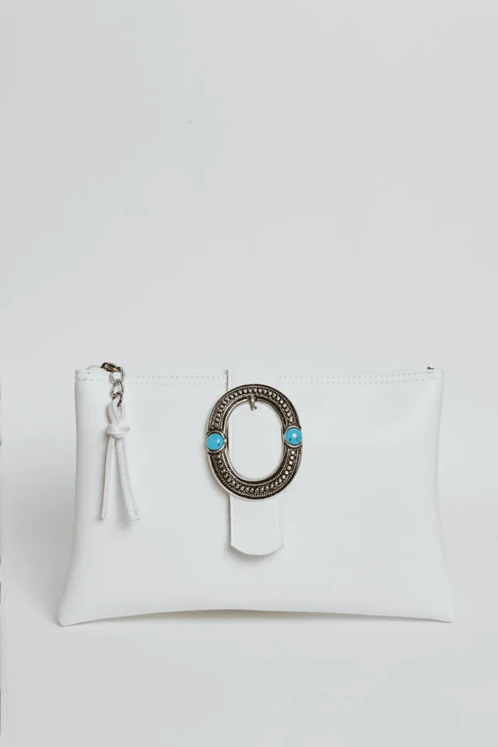In The Island Clutch Bag White - Image 2