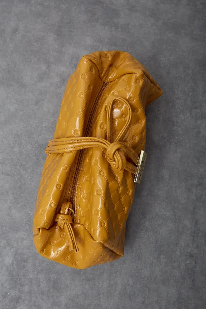 Retro Lunchbag Vinyl Yellow - Image 3