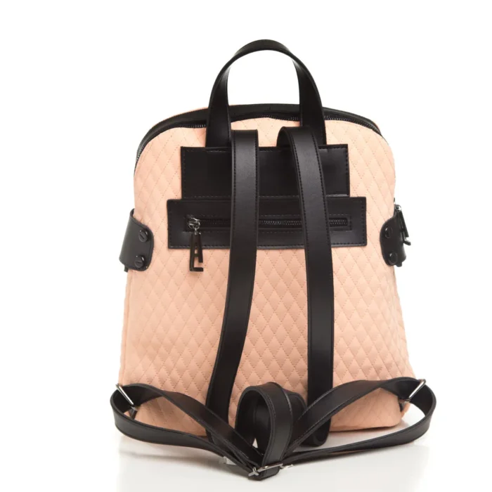 Biker Cap Backpack Γυναικείο Ροδακινί - Image 3