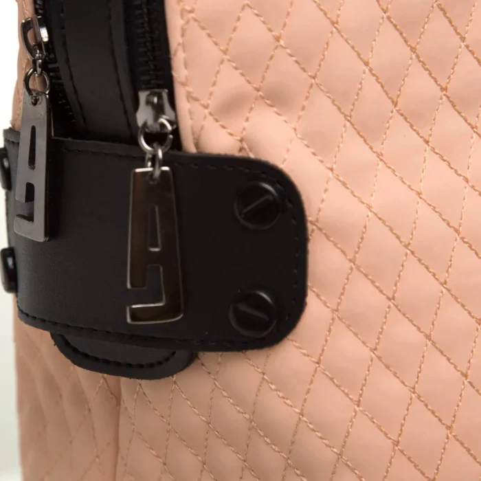 Biker Cap Backpack Γυναικείο Ροδακινί - Image 4