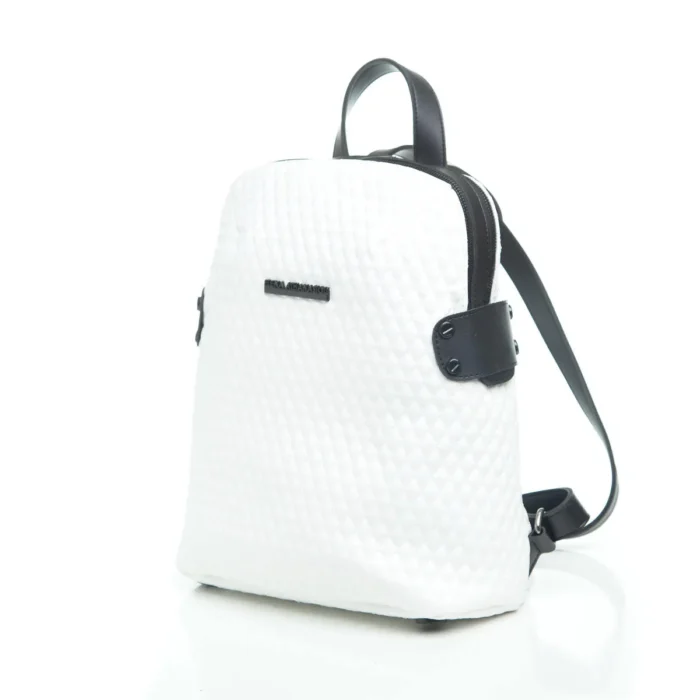 Biker Cap Backpack Γυναικείο Λευκό - Image 2