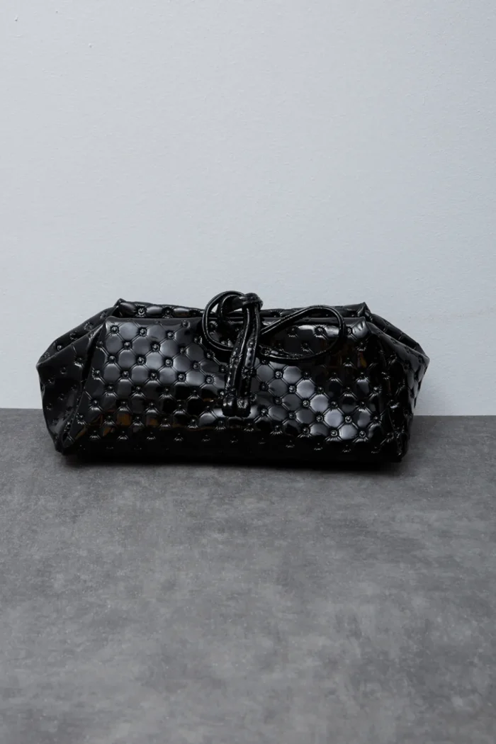 Retro Lunchbag Vinyl Black - Image 2