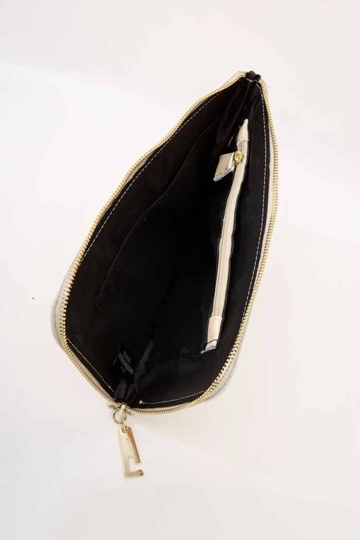 Πορτοφόλι Clutch Bag Μπεζ Small - Image 4
