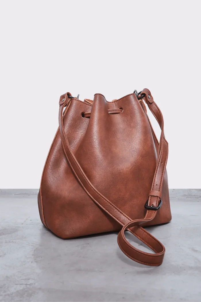 Retro Chain Pouch Bag Καφέ - Image 4