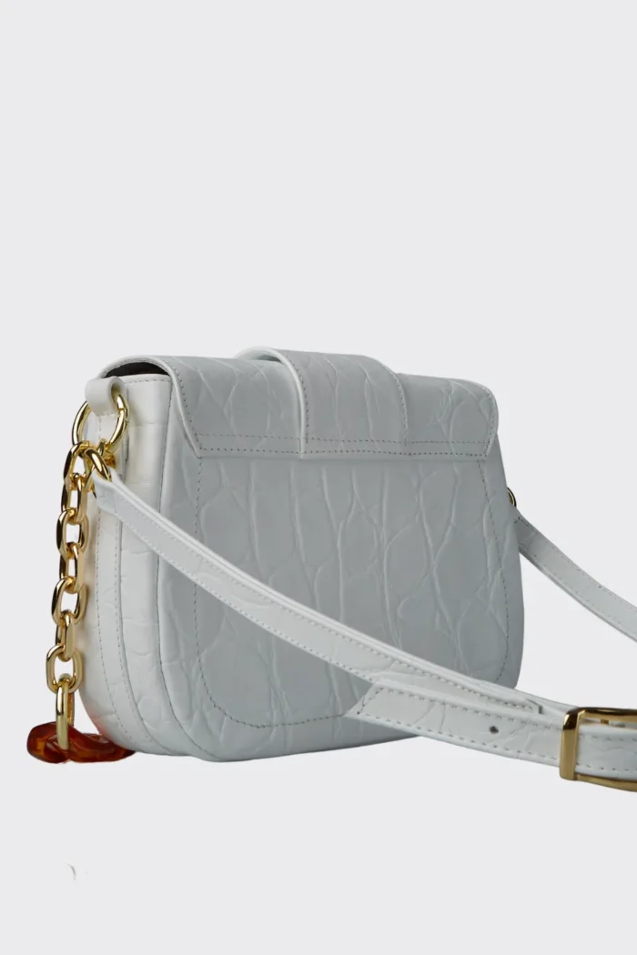 Bella Τσάντα Ώμου Λευκο Large - Image 4