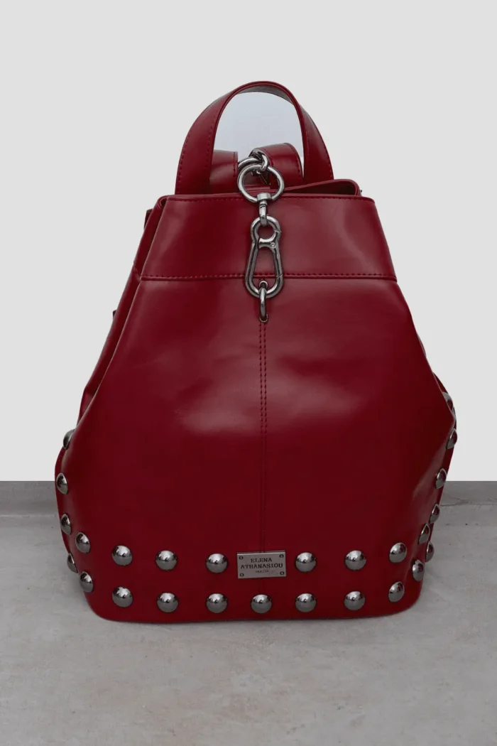 Black N' Metal Backpack Γυναικείο Μπορντω - Image 2