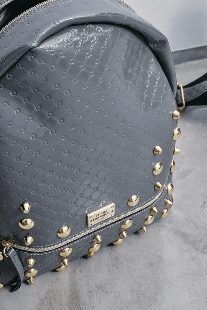 Retro Backpack Small Vinyl gray - Image 2