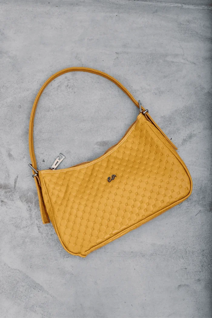 Vintage Baguette Bag Κίτρινη - Image 2