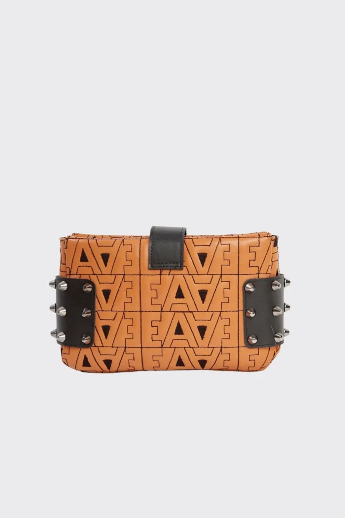 City Lady Logo Clutch Bag Κονιάκ - Image 4