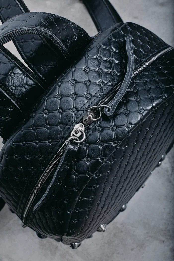 Retro Backpack Small Black - Image 6