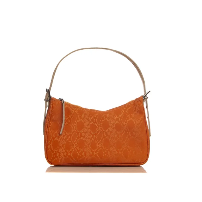 43-1_result-3.webp Vintage Baguette Snake Pattern Peach - Image 1