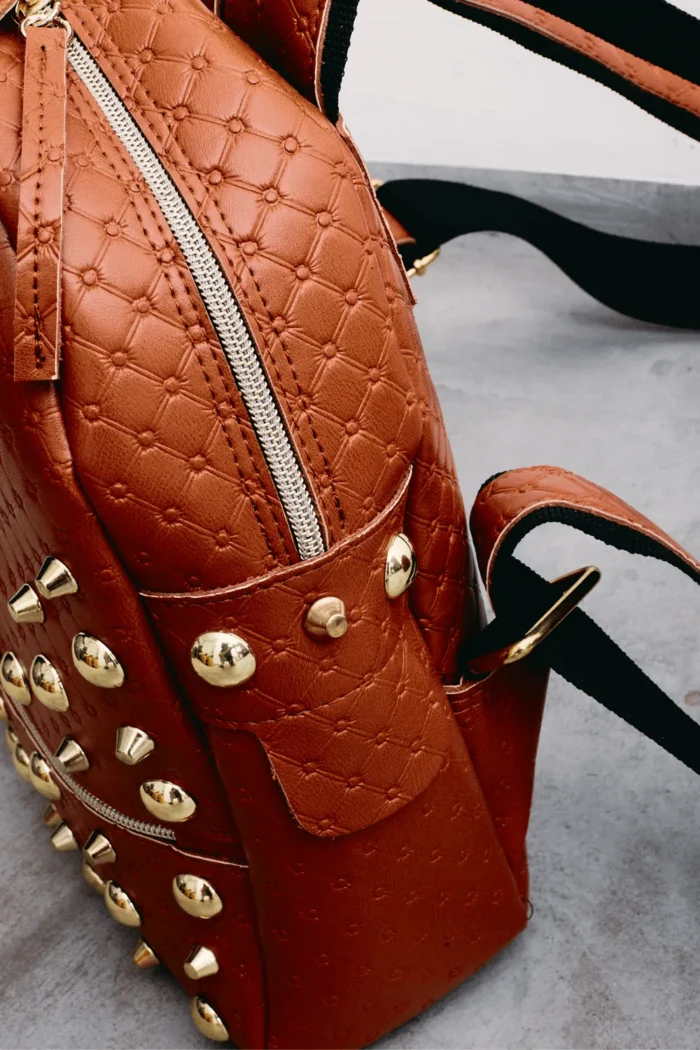 Retro Backpack Small Cognac - Image 3