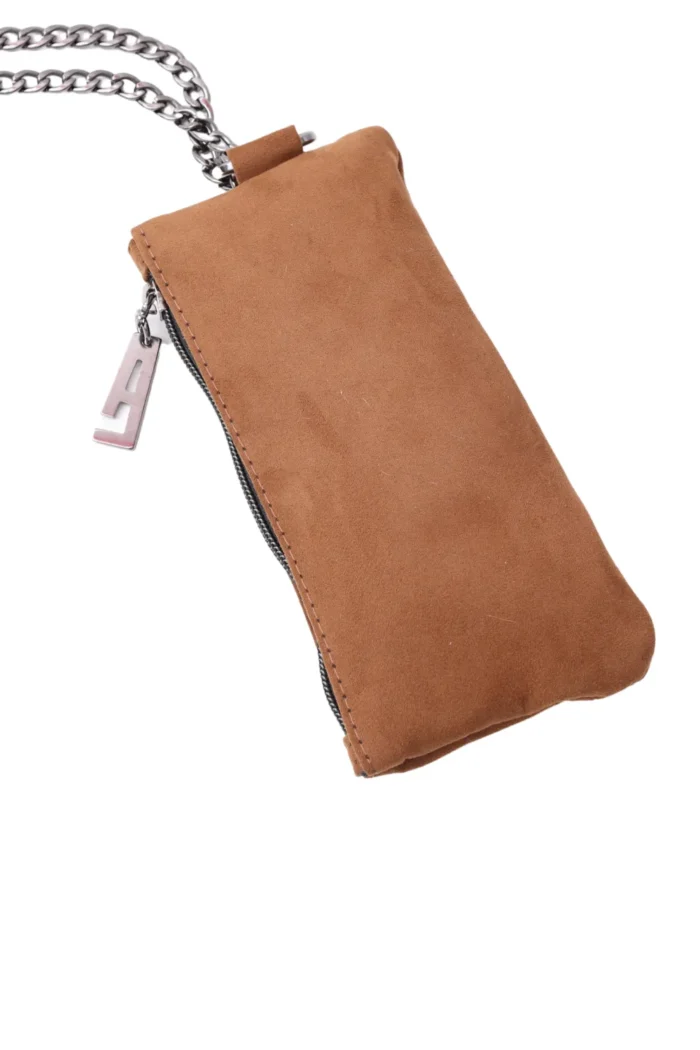 Chain Phone Wallet Cognac - Image 3