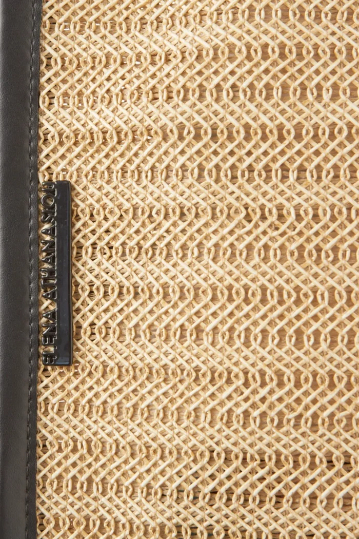 Natural Straw Clutch Καλοκαιρινή Τσάντα Μπεζ - Image 2
