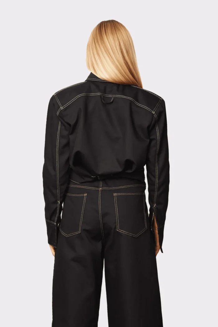 Andriana Crop Jacket Black - Image 5