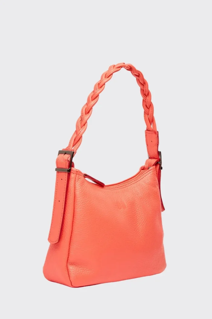 Braid Strap Baguette Mini Coral - Image 2