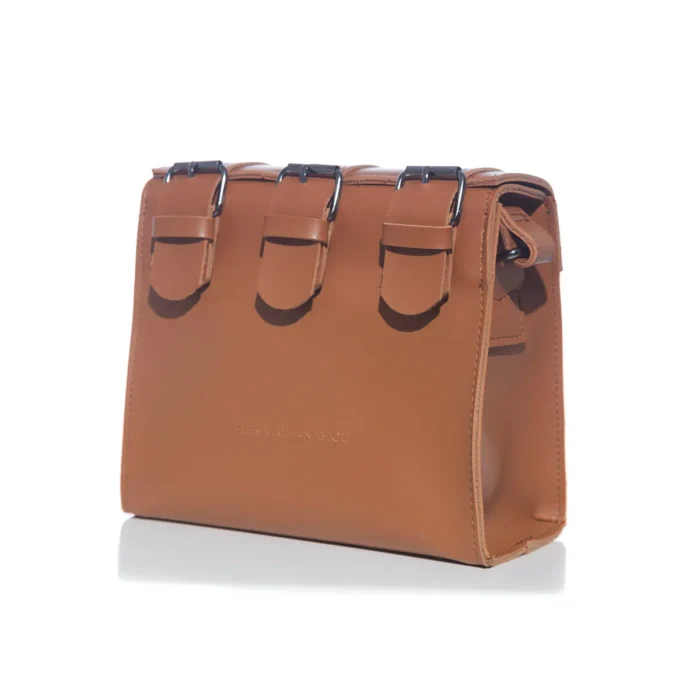 Wild Crossbody Τσάντα Χιαστι Κονιακ - Image 2