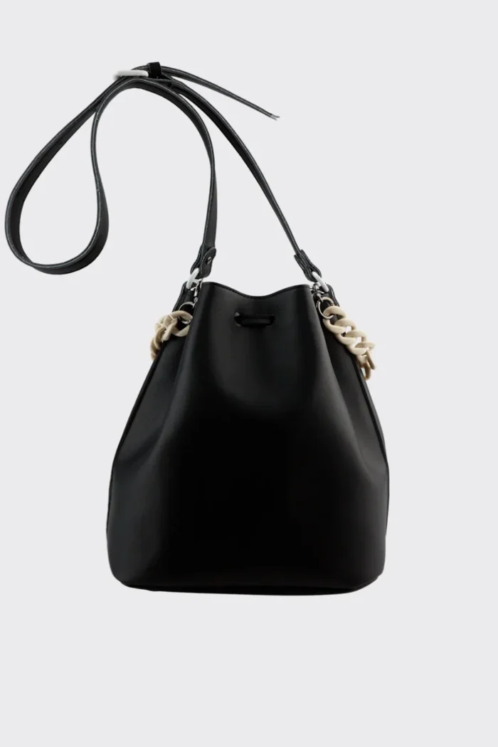 Chain Pouch Bag Black - Image 5